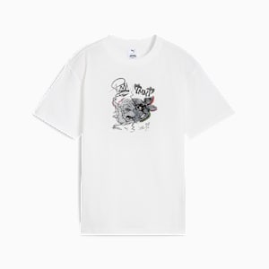 PUMA HOOPS x TMNT Big Kids' Relaxed Graphic Tee, PUMA White, extralarge