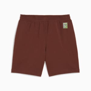 PUMA HOOPS x TMNT Big Kids' Relaxed Shorts, Chocotart, extralarge