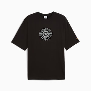 ユニセックス PUMA x ハリーポッター オーバーサイズ 半袖 Tシャツ, PUMA Black, extralarge-JPN