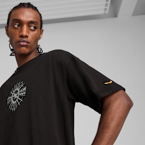 ユニセックス PUMA x ハリーポッター オーバーサイズ 半袖 Tシャツ, PUMA Black, extralarge-JPN