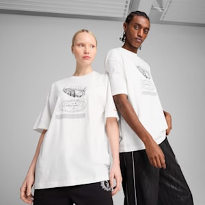 PUMA x HARRY POTTER Oversized Graphic Tee, PUMA White, extralarge-IND