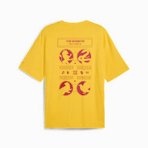 PUMA x HARRY POTTER Men's Oversized Graphic Tee, Yellow Sizzle, extralarge