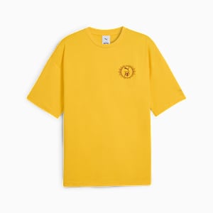ユニセックス PUMA x ハリーポッター オーバーサイズ 半袖 Tシャツ, Yellow Sizzle, extralarge-JPN