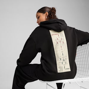 PUMA x HARRY POTTER Relaxed Fit Graphic Training Hoodie, PUMA Black, extralarge-IND