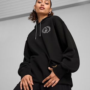 PUMA x HARRY POTTER Relaxed Fit Graphic Training Hoodie, PUMA Black, extralarge-IND