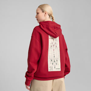 PUMA x HARRY POTTER Men's Relaxed Hoodie, Dark Crimson, extralarge