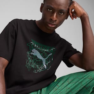 Playera PUMA x TORTUGAS NINJA para hombre, PUMA Black, extralarge