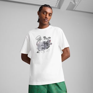 PUMA x TMNT Men's Relaxed Graphic Tee, PUMA White, extralarge