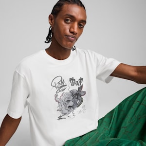 PUMA x TMNT Men's Relaxed Graphic Tee, PUMA White, extralarge