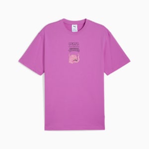 PUMA x TMNT Men's Relaxed Graphic Tee, Wild Berry, extralarge