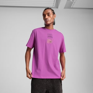 PUMA x TMNT Men's Relaxed Graphic Tee, Wild Berry, extralarge