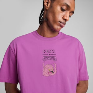 PUMA x TMNT Men's Relaxed Graphic Tee, Wild Berry, extralarge