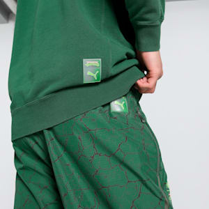 PUMA x TEENAGE MUTANT NINJA TURTLES Men's Relaxed Fit Graphic Crew-Neck Sweatshirt, Vine, extralarge-IND