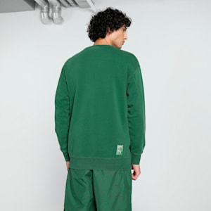 PUMA x TEENAGE MUTANT NINJA TURTLES Men's Relaxed Fit Graphic Crew-Neck Sweatshirt, Vine, extralarge-IND