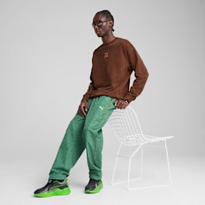 PUMA x TMNT Men's Relaxed Crew Sweatshirt, Chocotart, extralarge
