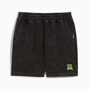 Shorts PUMA x TORTUGAS NINJA para hombre, PUMA Black, extralarge