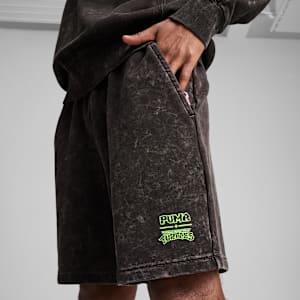 Shorts PUMA x TORTUGAS NINJA para hombre, PUMA Black, extralarge