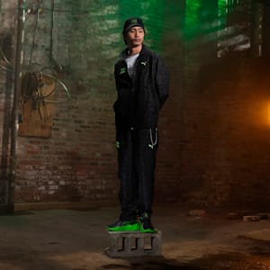 Veste de survêtement décontractée PUMA HOOPS x TMNT PUMATECH Homme, PUMA Black, extralarge