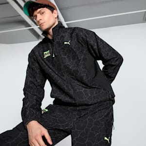PUMA x TMNT PUMATECH Men's Relaxed Track Jacket, PUMA Black, extralarge