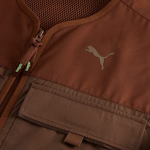PUMA X TMNT PUMATECH Men's Cargo Vest, Chocotart, extralarge-IND