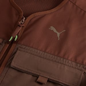 PUMA HOOPS x TMNT PUMATECH Men's Cargo Vest, Chocotart, extralarge