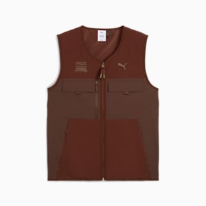 PUMA HOOPS x TMNT PUMATECH Men's Cargo Vest, Chocotart, extralarge