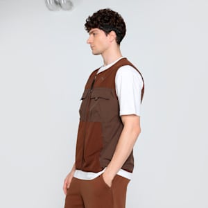 PUMA HOOPS x TMNT PUMATECH Men's Cargo Vest, Chocotart, extralarge