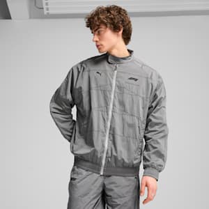 F1® T7 Oversized Men's Track Jacket, Team Silver, extralarge