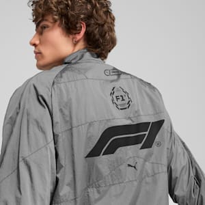 F1® T7 Oversized Men's Track Jacket, Team Silver, extralarge