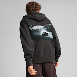 メンズ F1 グラフィック フルジップ フーディ, PUMA Black, extralarge-JPN