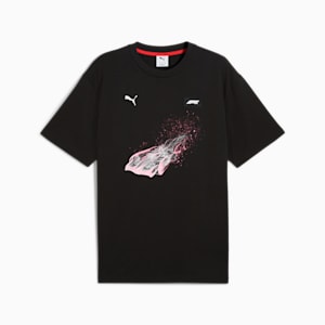メンズ F1 カラースプラッシュ グラフィック 半袖 Tシャツ, PUMA Black, extralarge-JPN