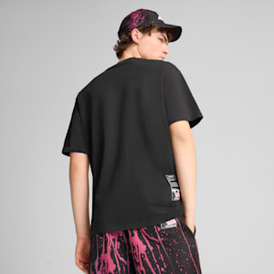 メンズ F1 カラースプラッシュ グラフィック 半袖 Tシャツ, PUMA Black, extralarge-JPN