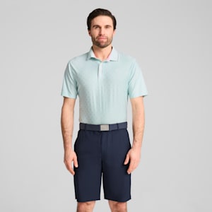 メンズ ゴルフ PUMA x ARNOLD PALMER ティップド ジャガード 半袖 ポロシャツ, Peaceful Blue, extralarge-JPN