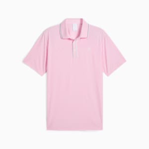 PUMA x ARNOLD PALMER Tipped Jacquard Golf Polo Men, Pale Pink, extralarge-GBR