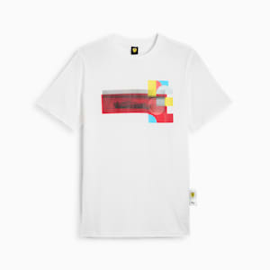 Scuderia Ferrari Race Men's Graphic Tee 1, PUMA White, extralarge
