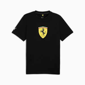 Scuderia Ferrari Race Colored Big Shield Men's Tee, PUMA Black, extralarge