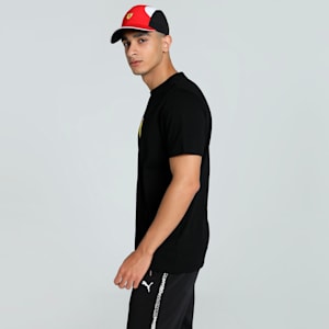 Scuderia Ferrari Race Coloured Big Shield Motorsport Men's Tee, PUMA Black, extralarge-IND