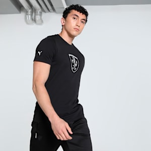 Ferrari Race Tl Big Shield Men's Motorsport Tee, PUMA Black, extralarge-IND