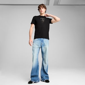 Scuderia Ferrari Race Tonal Big Shield Men's Tee, PUMA Black, extralarge