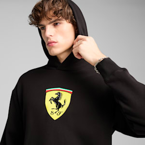 Chandail à capuchon Scuderia Ferrari Race Big Shield Homme, PUMA Black, extralarge