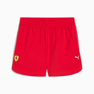 Scuderia Ferrari Women's Woven Shorts, Rosso Corsa, extralarge