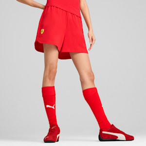 Shorts Scuderia Ferrari Race para mujer, Rosso Corsa, extralarge
