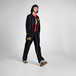 Ferrari Race Women's Relaxed Fit Motorsport Jacket, PUMA Black, extralarge-IND