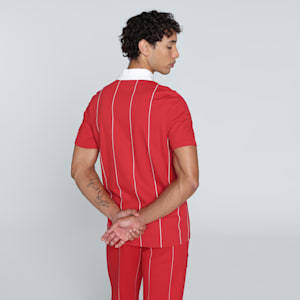 Scuderia Ferrari Race Premium Men's Motorsport Polo, Rosso Corsa, extralarge-IND
