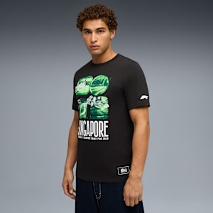 F1® Singapore Tee Unisex, PUMA Black, extralarge
