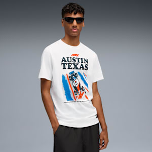 F1® Austin Tee Unisex, PUMA White, extralarge