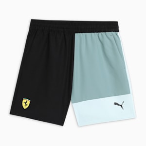 Scuderia Ferrari Race Lifestyle Youth Motorsport Shorts, Green Moon, extralarge-IND