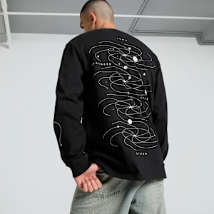 House Of Graphics Celerity Men's Long Sleeve Tee, PUMA Black, extralarge-IND