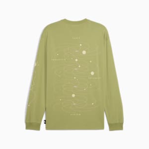 メンズ グラフィックス セレブリティ 長袖 Tシャツ, Calming Green, extralarge-JPN