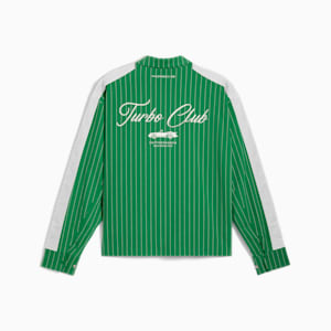 Porsche Legacy Lifestyle Men's Relaxed Fit Motorsport Jacket, Archive Green, extralarge-IND